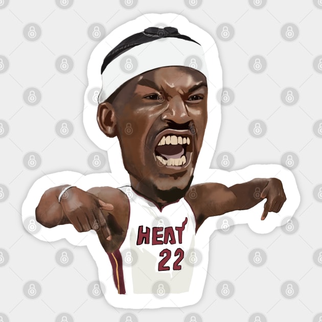 Jimmy Butler! Sticker by ericjueillustrates